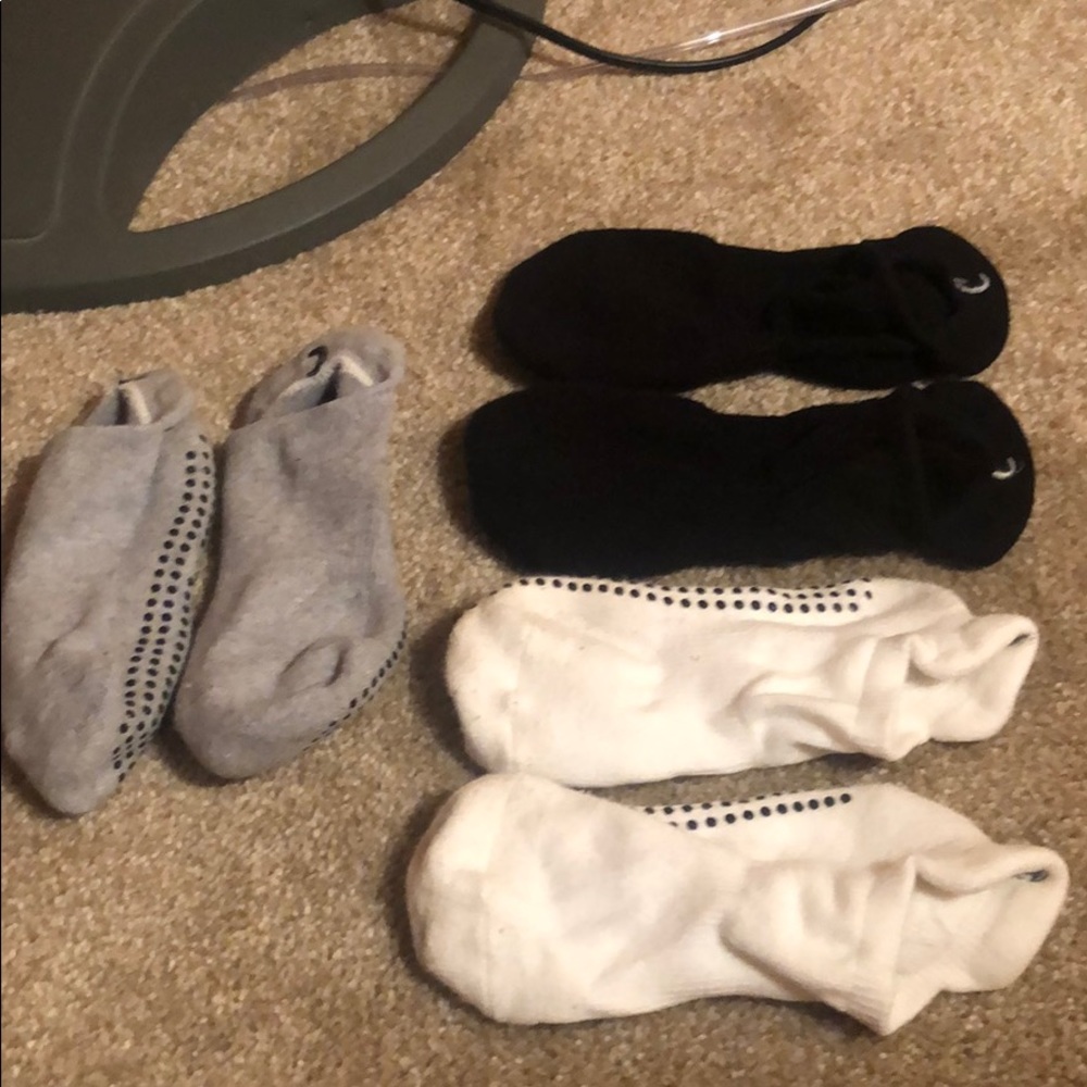 3 pairs Crescent Moon sticky socks